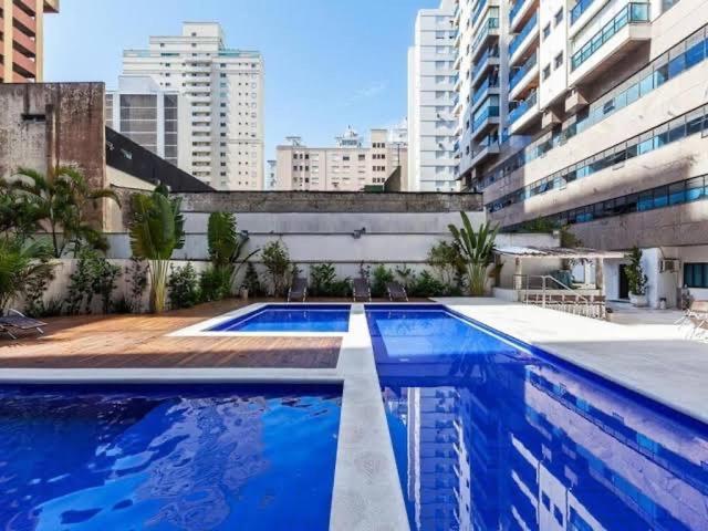 Flat Capitania Varam Guaruja Com Varanda Gourmet Εξωτερικό φωτογραφία